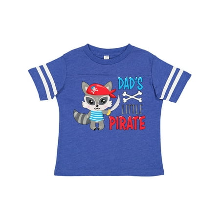 

Inktastic Dad s Little Pirate Cute Raccoon with Sword Gift Toddler Boy or Toddler Girl T-Shirt