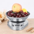 thumbnail image 3 of Báscula de cocina Digital electrónica portátil de 5 kg/1g báscula de pesaje de alimentos para cocinar de acero inoxidable con cuenco, 3 of 8