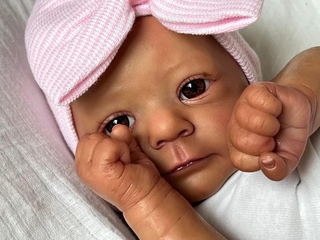 45 cm Warm Reborn Baby Girl Doll Silicone Vinyl Newborn Babies Doll Painted Hair Kids Playmates Birthday Christmas Gift Cute Toy