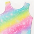 thumbnail image 4 of 3-10T Toddlers Kids Gymnastics Leotards Girls sleeveless Dancewear Sparkle Dance Unitards, 4 of 9