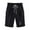 Black, variant on Women's Summer Over Size Fashionable Printed Five Points Large Size Cotton Linen Pants Casual Versatile Pants Shorts