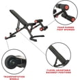 thumbnail image 2 of Banco de Pesas Sunny Health & Fitness SF-BH6920 de Servicio Pesado Totalmente Ajustable Power Zone Utility 1000 lb Negro Sunny Health & Fitness SF-BH6920, 2 of 2