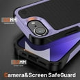 thumbnail image 6 of Armor Shockproof Case for iPhone 7 / 8 / SE 2020 / SE 2022, [Military Grade Anti-Drop] Rugged Hybrid Hard PC+Soft Silicone Heavy-Duty Tough Durable Slim Protective Bumper Phone Case, Lightpurple, 6 of 8