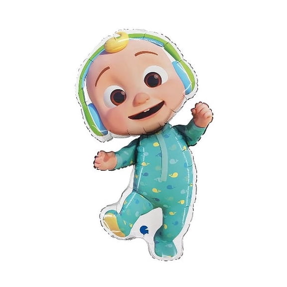 CoComelon JJ Character Figure Happy Birthday (1) 29" Mylar Foil Balloon Decorations Set