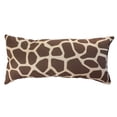 thumbnail image 2 of Everything Comfy Giraffe Print Decorative Pillow, 16x6 Inch, Dark Brown,, 2 of 4
