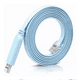 thumbnail image 1 of Cable Rj45 Macho A Usb Hembra Consola Cisco Ethernet Cat E5 Azul Claro, 1 of 4