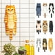 thumbnail image 1 of ¡Ahorra en Grande!, Toalla de mano con forma de gato, realista, circular, con cara de gato, bonita simulación de gato naranja, toalla gruesa estampada de microfibra Akmoler, 1 of 9