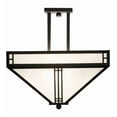thumbnail image 7 of Meyda Tiffany 161765 Prairie Loft 4 Light 26" Wide Semi-Flush Ceiling Fixture - Black, 7 of 7