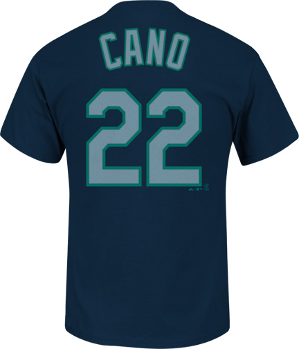 Robinson Cano Seattle Mariners MLB Majestic Player Men T Shirt by MAJESTIC LSG