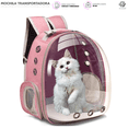 thumbnail image 1 of Mochila transportadora para mascotas Pitipa Perro Gato Expandible Portatil M80-PIN, 1 of 3