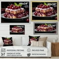 thumbnail image 4 of Designart "Delectable Cherry Cake I" Food & Beverage Floater Framed Wall Decor, 4 of 7