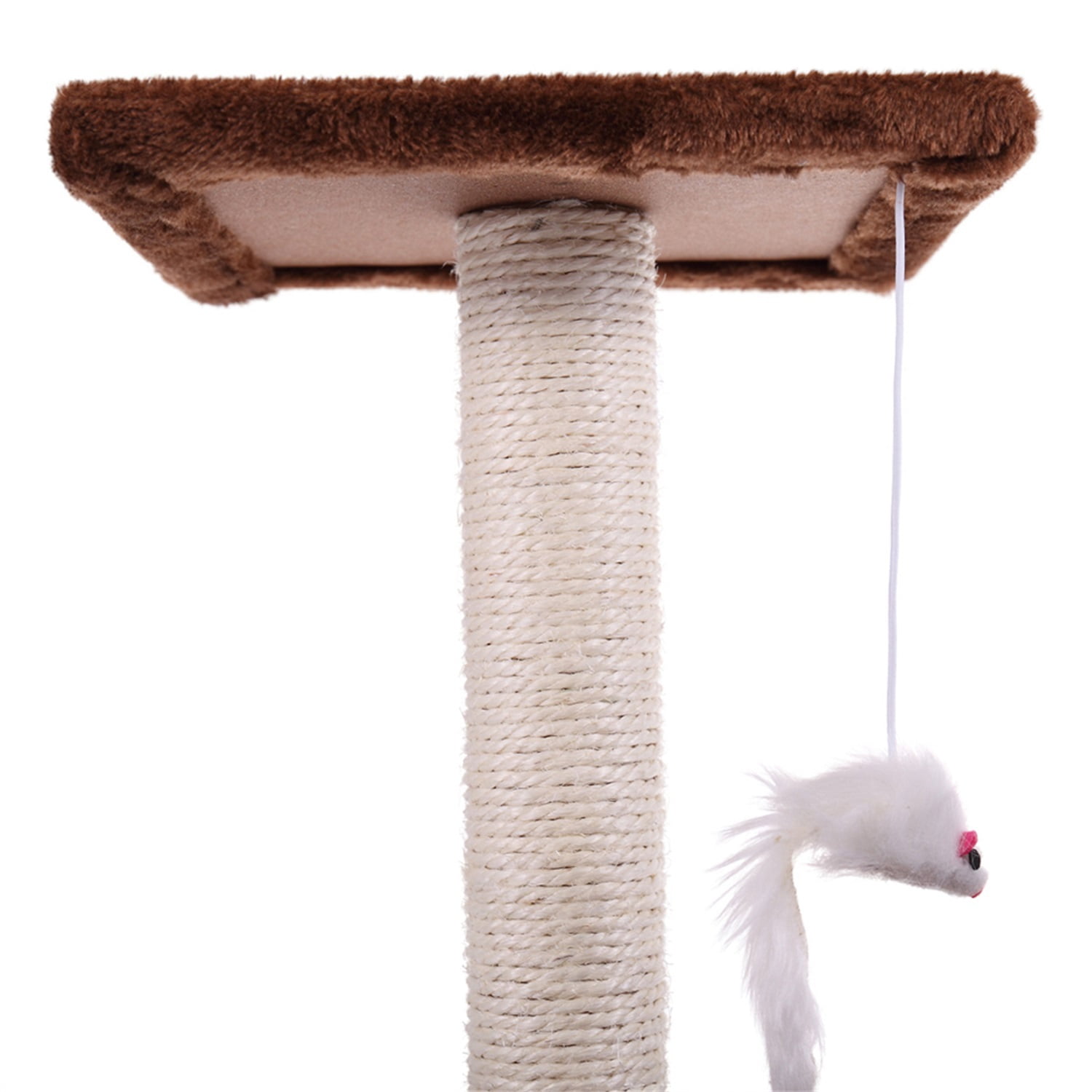 Pefilos 56" Cat Tree Tower for Indoor Cats with Ladder, Scratching Posts Cat Condo for Multiple Cats Jump Platform Cat Furniture Activity Center, Beige Pefilos 56" Cat Tree Tower for Indoor Cats with Ladder, Scratching Posts Cat Condo for Multiple Cats Jump Platform Cat Furniture Activity Center, Beige