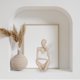 thumbnail image 5 of Innolites Boho Decor Thinker Estatua Arte Abstracto Escultura Arenisca Resina Figuras Coleccionables Para El Hogar Sala Oficina Estante Decoración (Arena Derecha), 5 of 5