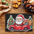 thumbnail image 2 of Christmas-themed Placemat for Coffee Table Cafe Kitchen Heat-Resistant Kawaii Christmas Presents Modern Christmas Decor 6Pack 17.7"x13" Santa Claus Christmas Ornament, 2 of 5