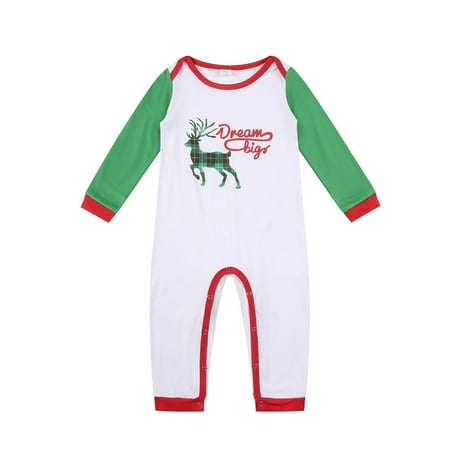 

Pajamas for Women KKCXFJX Christmas Pajamas For Family Family Christmas Pjs Matching Sets Jumpsuits Matching Christmas Pjs For Family Long Sleeve Pajamas Two-piece BaBy Set