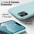 thumbnail image 4 of Compatible with iPhone 11 Pro Case, [Upgrade Military Shockproof] Liquid Silicone Case with [Soft Anti-Scratch Microfiber Lining] Phone Case for iPhone 11 Pro, 5.8 inch, Mint Green, 4 of 14