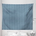 thumbnail image 1 of Traditional Tapestry, Abstract Portuguese Mosaic Azulejo Tiles Spanish Cultural Heritage, Fabric Wall Hanging Decor for Bedroom Living Room Dorm, 5 Sizes, Multicolor, by Ambesonne, 1 of 1