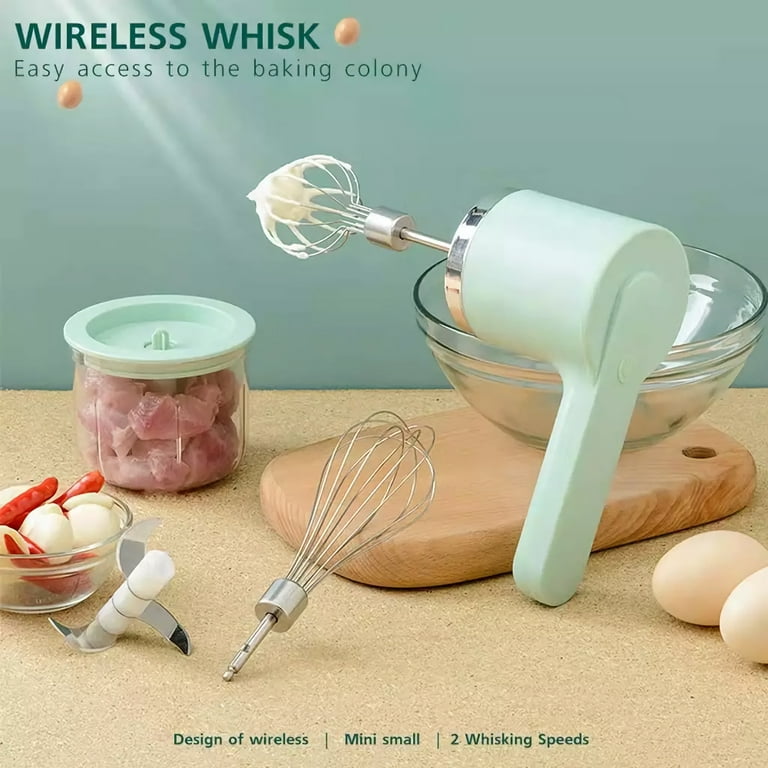 2-in-1 Food Chopper Electric Wireless Small Food Processors With
