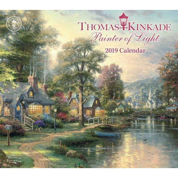 Thomas Kinkade Painter of Light 2019 Deluxe Wall Calendar