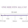 thumbnail image 5 of SkyAuks Adjustable Calming Collar for Cats, Lavender Scent, Reduces Stress, Up to 15 Inches, 4 Pack, 5 of 7