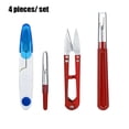 thumbnail image 4 of 4 Pieces Sewing Seam Remover Manual Buttonholes Clothing Stitch Unpick Trimming Scissors Thread Handmade Crafts, 4 of 9
