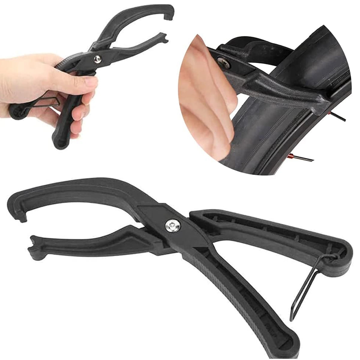 MuiSci Tire Removal Clamp Bike Hand Tire Lever Bead Repair Tool for Difficult Bike Bicycle Repair Accessories