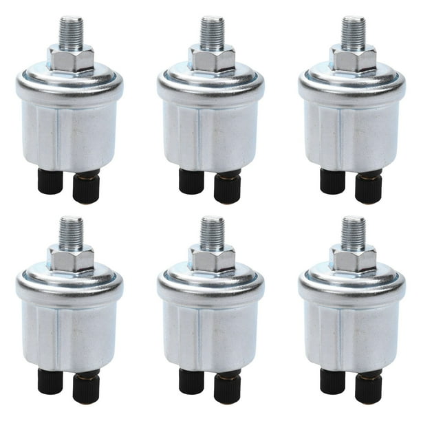 6X Universal Sensor de Presión de Aceite Vdo 0 Una 10 Barras Generador de 1/8 Npt Parte 10mm