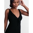 thumbnail image 3 of No Boundaries Ruffle V Neck Maxi Dress, Women's XXS-XXL, 3 of 4