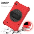thumbnail image 7 of Fire 7 Tablet Case For Kids with Adjustable Shoulder Strap, Dteck 360 Rotating Stand Full Body Shockproof Protective Case Cover with Hand Strap for Kindle Fire 7 (2015/2017/2019), Red, 7 of 7