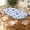 Blue Sprig, variant on ARTSLION Elastic Tablecloth For Oval Tables, Waterproof Tablecover For Up To 42X68in Oval Table Cover, Dining Tablecover For Indoor And Outdoor, Holiday, Cream Grid