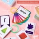 thumbnail image 5 of Juego de 4 tarjetas Flash para niños, aprendizaje temprano de números, alfabetos, colores y formas, 100 tarjetas con 200 imágenes, tarjetas educativas, 5 of 5