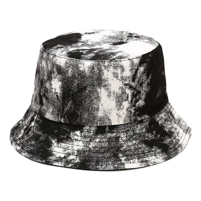 Circunferencia del sombrero: 56-58 cm, sombrero de pescador teñido anudado, sombrero de lavabo para mujer, sombrero casual con protector solar de doble cara, sombrero para el sol