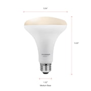 SYLVANIA Bluetooth Mesh LED Smart Light Bulb, BR30, 2 PK
