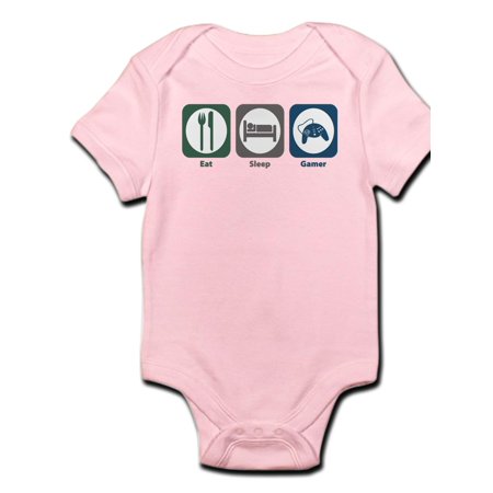 

CafePress - Eat Sleep Gamer Infant Bodysuit - Baby Light Bodysuit
