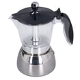 thumbnail image 1 of Stovetop Coffee Maker, Universal Portable 6 Cup Moka Pot Exquisite Appearance  For Office Use, 1 of 8
