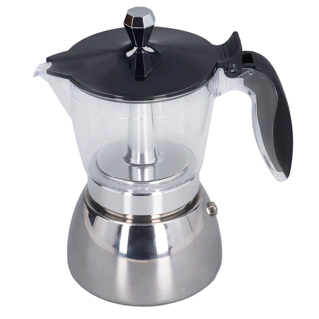 Stovetop Coffee Maker, Universal Portable 6 Cup Moka Pot Exquisite Appearance For Office Use