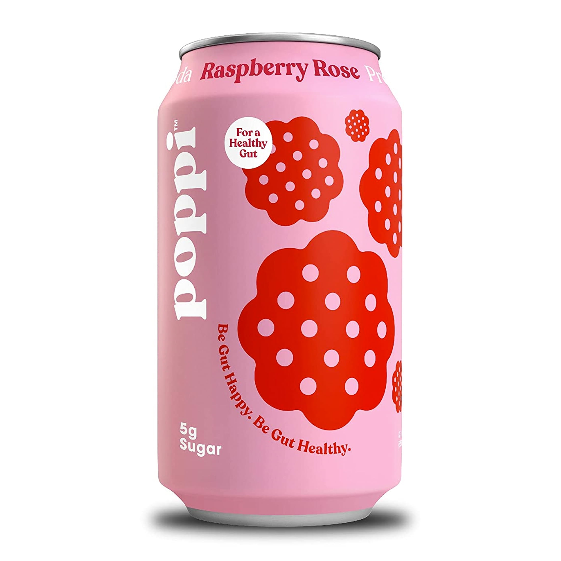 Poppi Prebiotic Soda, Raspberry Rose, 12 Pack, 12 oz - Walmart.com