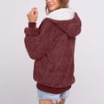 thumbnail image 2 of Viikei Women Plus Size Casual Pocket Hooded Parka Outwear Cardigan Sweater Coat, 2 of 5