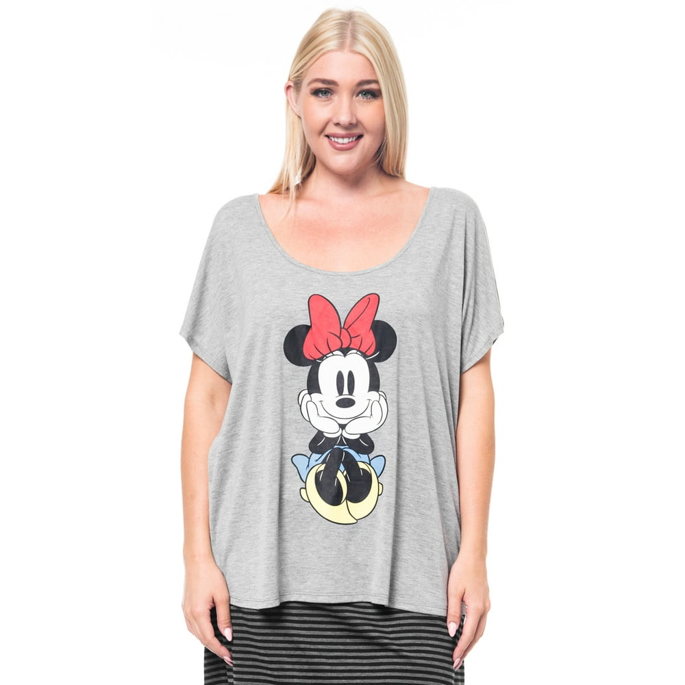 minnie mouse t shirt women's plus size