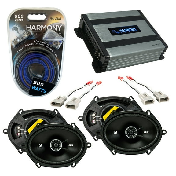 Fits Ford Mustang 1999-2004 Factory Speaker Upgrade Kicker (2) DSC68 & HA-A400.4