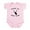 Petal Pink, variant on CafePress - Born To Hunt Deer Body Suit - Baby Light Bodysuit, Size Newborn - 24 Months