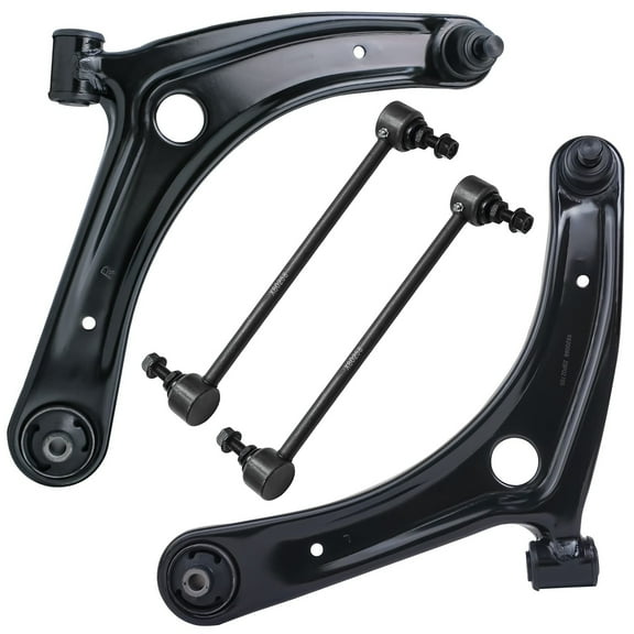 Detroit Axle - Front Lower Control Arms w/Ball Joints Sway Bar Links Replacement for 2007-2017 Dodge Caliber Jeep Compass Patriot - 4pc Set