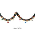 thumbnail image 3 of Christmas Tree Ribbon with Bows - 2-Meter White-Edged Decorative Ribbon for Tree Ornaments, Wreaths, and Holiday Gift Wrapping, 3 of 6