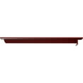 thumbnail image 4 of Ekena Millwork 3"W x 24"D x 2"H Heaton Hidden Support Steel Bracket w/ 20" Support Depth, Hammered Bright Red, 4 of 11