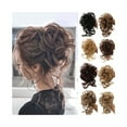 thumbnail image 1 of Messy Curly Bun Hair Piece Scrunchie Tousled Updo Elastic Band Hair Extension Hair Pieces, 1 of 7