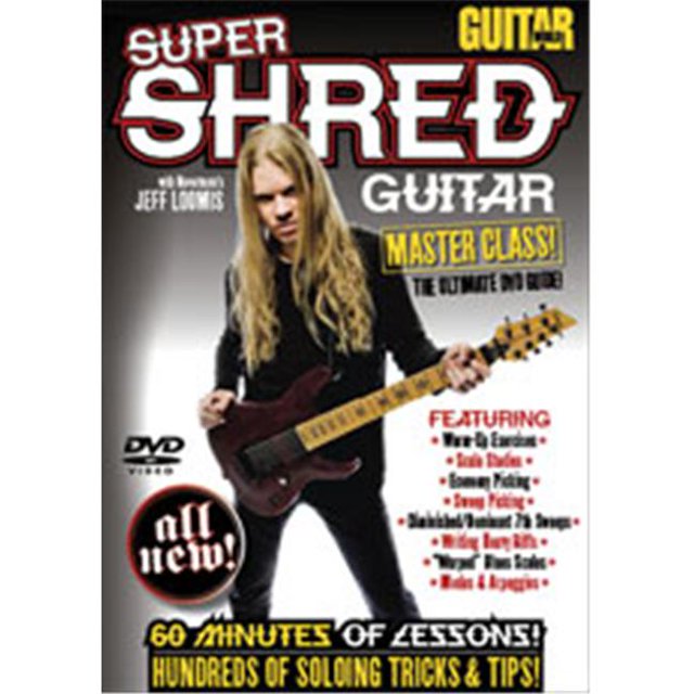 Alfred 56-33917 Guitar World- Super Shred Guitar Masterclass - Music Book