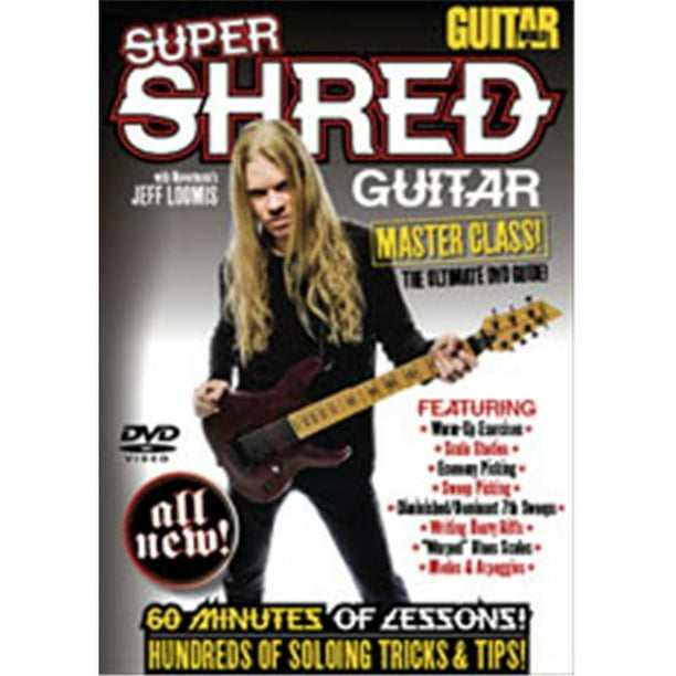 Alfred 56-33917 World- Super Shred Masterclass de Guitare - Livre de Musique