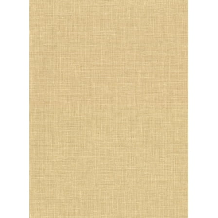 Warner Upton Wheat Faux Linen Wallpaper, 27-in by 27-ft, 60.8 sq. ft