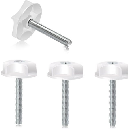 

4 Pack Headboard Screws with Washers -Headboard Fixings and Bolts 65 MM for Beds