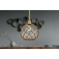 thumbnail image 6 of 516-1S-SG-G121-10 Innovations Lighting Athens - 1 Light Stem Hung Mini Pendant In Industrial Style-13 Inches Tall and 10 Inches Wide-Satin Gold, 6 of 7